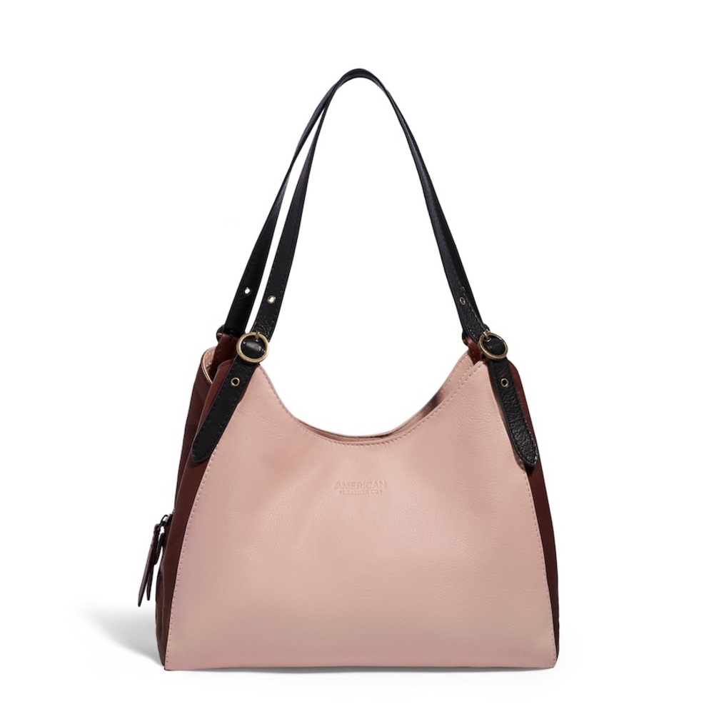 Chic Two-Tone Shoulder Bag